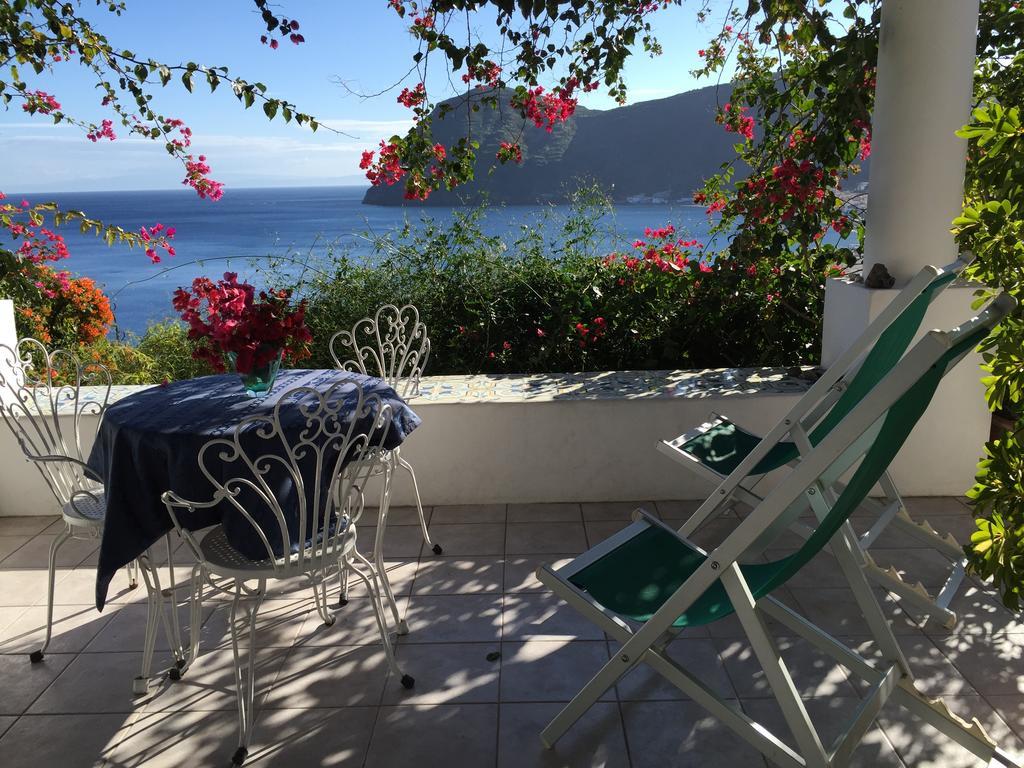 Villa Vista Mare Mela Lipari  Bagian luar foto