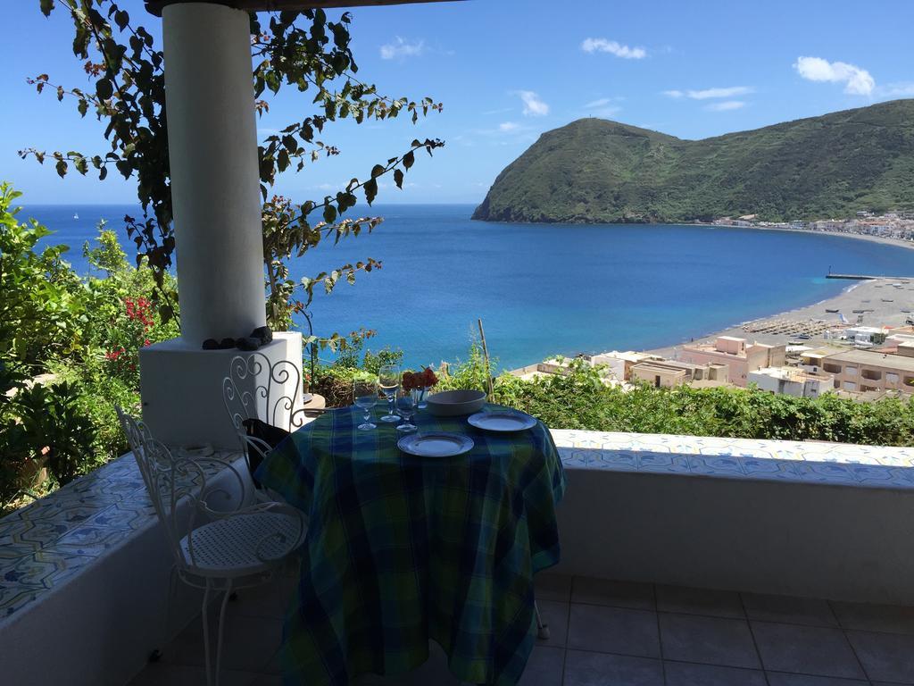 Villa Vista Mare Mela Lipari  Bagian luar foto