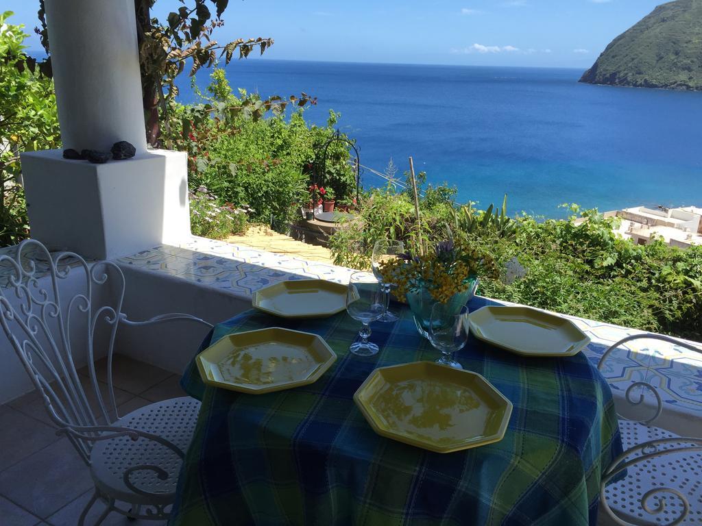 Villa Vista Mare Mela Lipari  Bagian luar foto
