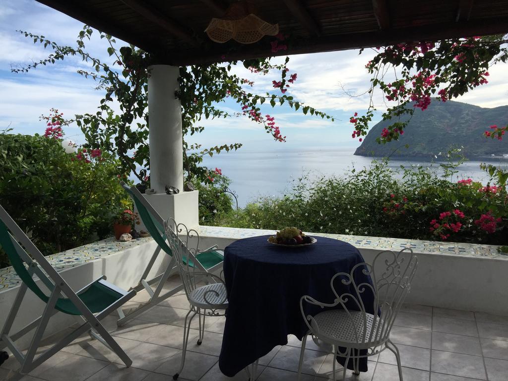 Villa Vista Mare Mela Lipari  Bagian luar foto