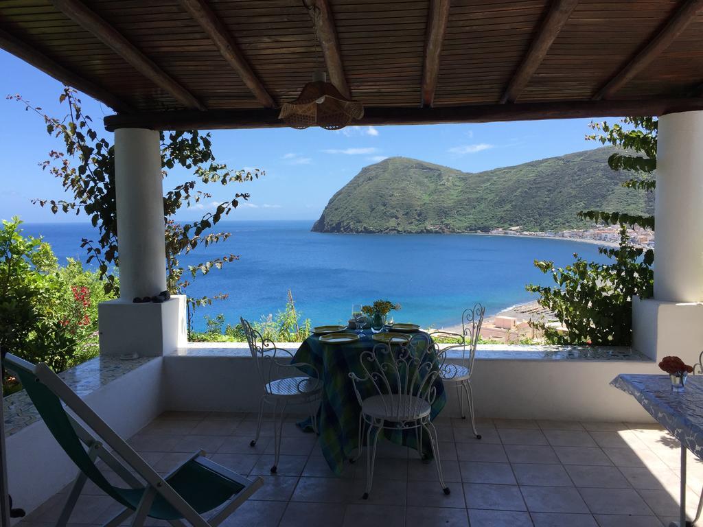 Villa Vista Mare Mela Lipari  Bagian luar foto