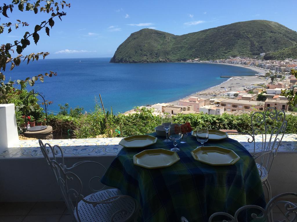 Villa Vista Mare Mela Lipari  Bagian luar foto