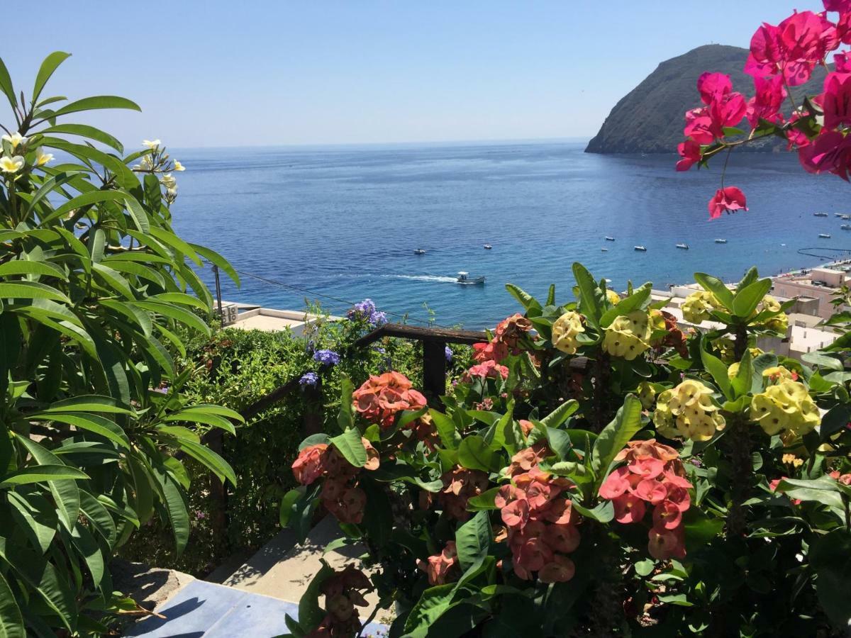 Villa Vista Mare Mela Lipari  Bagian luar foto