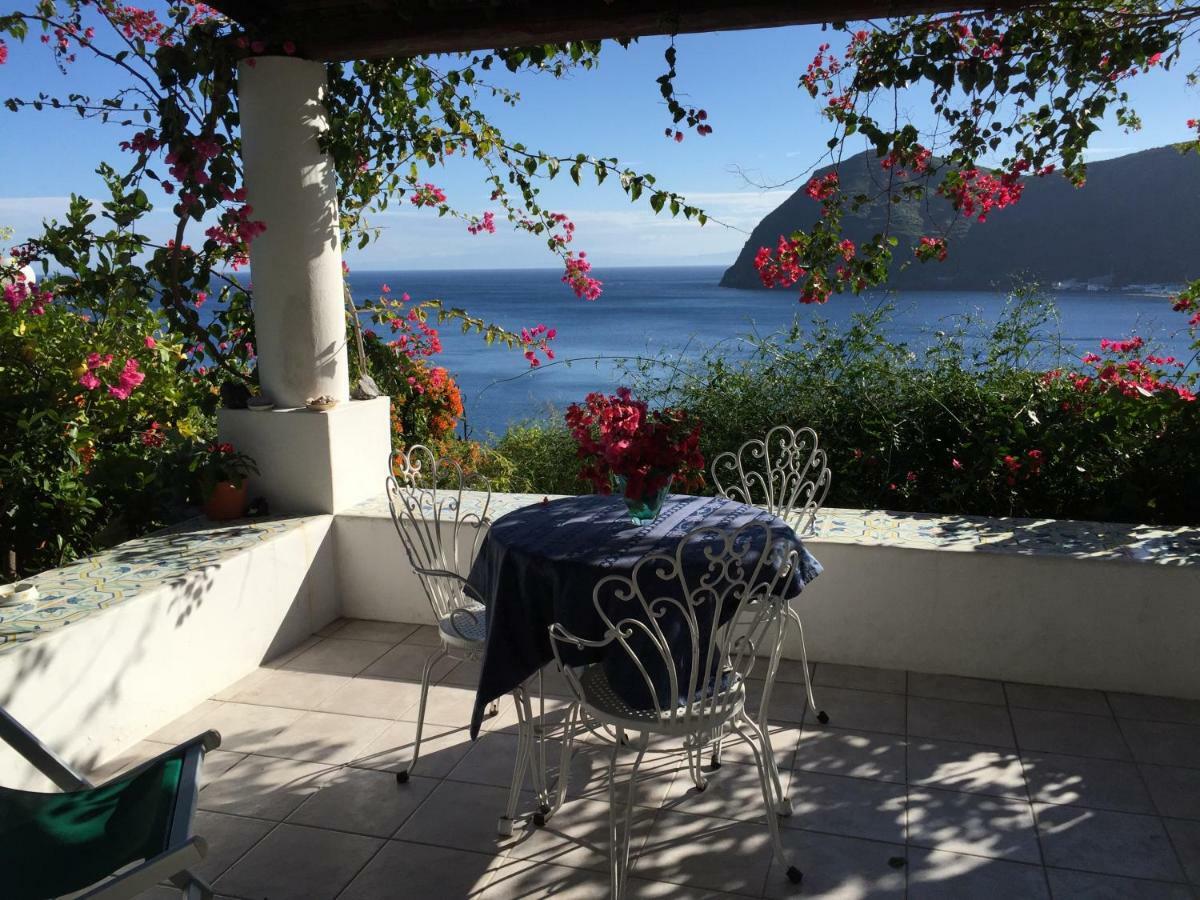 Villa Vista Mare Mela Lipari  Bagian luar foto