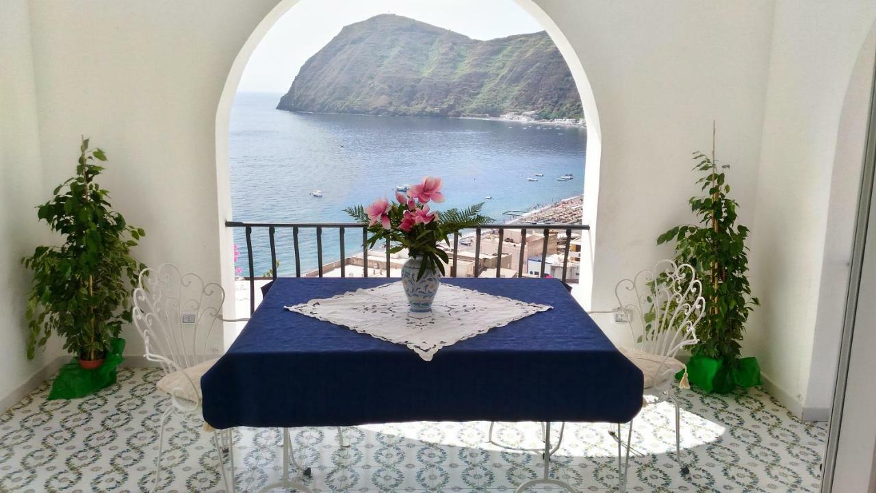 Villa Vista Mare Mela Lipari  Bagian luar foto