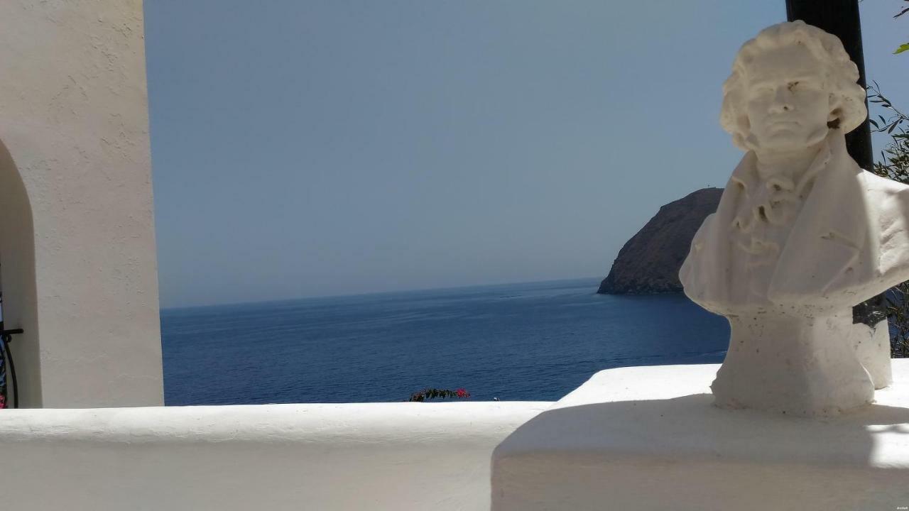 Villa Vista Mare Mela Lipari  Bagian luar foto